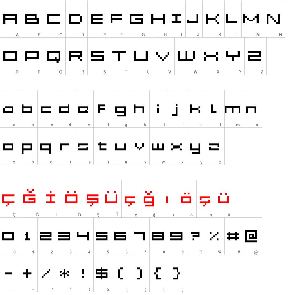Grixel Acme 5 Wide font